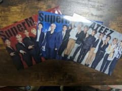 ATEEZとSuperMのクリアファイル3枚セットのサムネイル