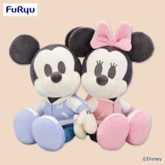 ミッキー＆ミニー ちょっもっさ デココレ ペアぬいぐるみ