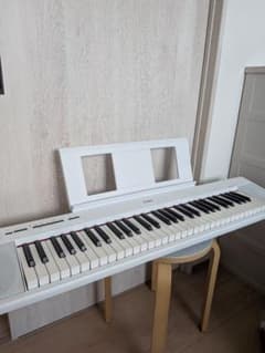 YAMAHA piaggero NP-12 電子ピアノ ホワイト - メルカリ