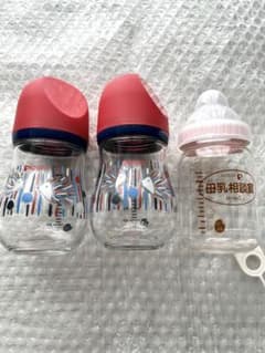 Pigeonピジョン　哺乳瓶 ガラス　160ml 3本セットのサムネイル