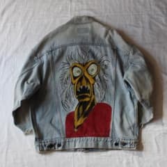 80s Levi's 70507 デニムジャケット ハンドペイント ハンドペイント 80s Levi's 70507 デニムジャケット usa M - メルカリ