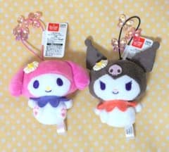 フラワービーズマスコット〜ビビッド〜　クロミ☆マイメロディ　セットのサムネイル