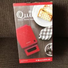 【新品】レコルト ホットサンドメーカーのサムネイル