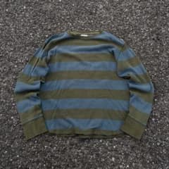 00s Mossimo Supply ボーダーサーマル y2k greeny - メルカリ