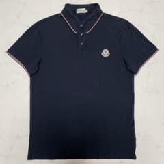 MONCLER リンガー 半袖 ポロシャツ　NAVY Sサイズ MONCLER リンガー 半袖 ポロシャツ NAVY XSサイズ - メルカリ