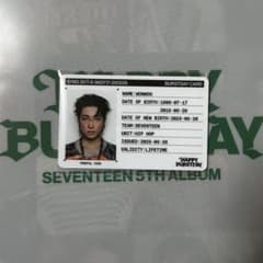 SEVENTEEN NEW BURSTDAY ID CARD ウォヌ ②のサムネイル