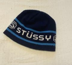 【ストリート】stussy ニット帽　ビーニー　ステューシーのサムネイル