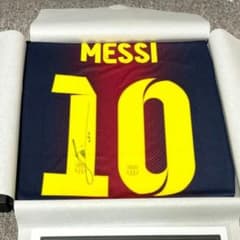 【史上最多91G】 メッシ直筆サインユニフォーム　2012-13　icons 史上最多91G】 メッシ直筆サインユニフォーム 2012-13 icons - メルカリ