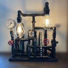 スチームパンクインダストリアル男前配管家具インテリア - メルカリ
