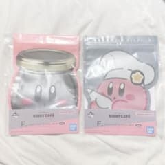 이치 반 쿠지 스타 커비 Kirby Café PETIT F 상 지퍼 가방