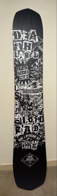 DEATH LABEL スノーボード 138cm バインディング・ブーツ付き | Buyee