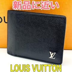 ✨新品級 IC内蔵✨ルイヴィトン タイガ ミュルティプル 二つ折り財布 ブラック 極美品】 ルイヴィトン タイガ ミュルティプル ブラック 黒色 2つ折り