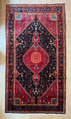 ペルシャ絨毯 本物 手織り アンティーク調 ハメダン産 サイズ170×315cm ペルシャ絨毯 本物 手織り アンティーク調 ハメダン産 サイズ170×315cm