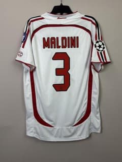 ACミラン MALDINI 3 長袖シャツ ACミラン チャンピオンズリーグシャツ MALDINI 3 - メルカリ
