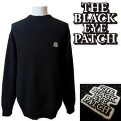 美品】BlackEyePatch スモールOGラベル ワッフルニット【М】 - メルカリ