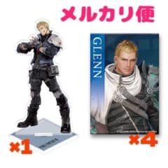 FF7EC エバクラくじ B賞＆E賞 グレン アクリルスタンド アクスタ缶