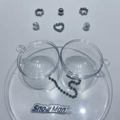 Snow Man 1st POP-UP スノーボール キーホルダー 目黒蓮のサムネイル
