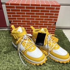 Nike Off-White Air Force 1 イエローのサムネイル