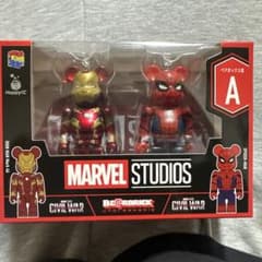 MARVEL BE@RBRICK アイアンマン スパイダーマン ハッピーくじのサムネイル