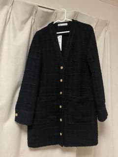 zara テクスチャーワンピース　Mサイズのサムネイル