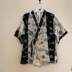 キッズ 甚平 上下セット １３０cm 新品未使用のサムネイル
