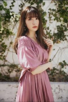Her lip to Airy Volume Sleeve Dress Roseのサムネイル