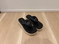 ORiental TRaffic 厚底トングサンダル ブラックのサムネイル