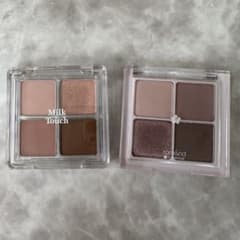 2点セット　ロムアンド　ミルクタッチ　アイシャドウパレットのサムネイル