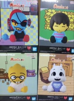 UNDERTALE あみこっと フィギュア 4種セットのサムネイル
