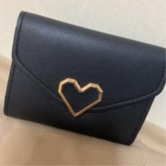 二つ折り財布　ブラックのサムネイル