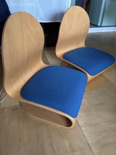 Verner Panton タタミチェア（青) 1脚目のサムネイル