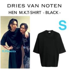 DRIES VAN NOTEN】HEN M.K.T-SHIRT BLACK - メルカリ