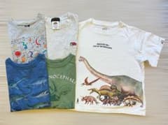 Tシャツ5枚 120cm ユニクロ&フルーツTシャツのサムネイル
