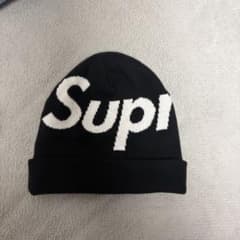 Supreme 니트 모자 비니 블랙