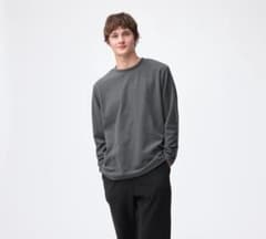 GU メンズ フリース パジャマ 長袖 タグ付き新品のサムネイル