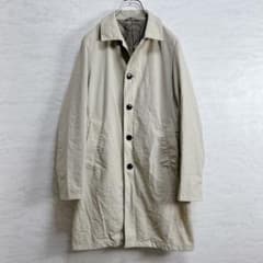 美品『ノット /トゥモローランド』チェスターコート カシミヤ混 メルトン 比翼 美品『ノット /トゥモローランド』チェスターコート カシミヤ混