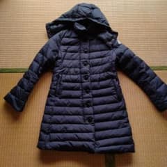 MONCLER　ロングコート　黒のサムネイル