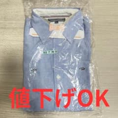 【値下げOK】TOMMY HILFIGER 半袖シャツ Sサイズ 青のサムネイル