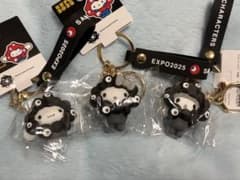 キティ マイメロ シナモン　サンリオ　黒ミャクミャク 立体キーホルダー ブラックのサムネイル