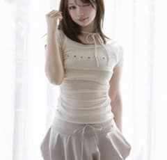 ANDMARY Mary logo ribbon tops - メルカリ