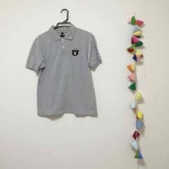 BEAMS T ベアー ポロシャツ グレーのサムネイル