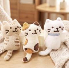 猫のぬいぐるみ ストラップ 3種セットのサムネイル