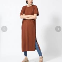 ワンピース完売色ブラウンMのサムネイル