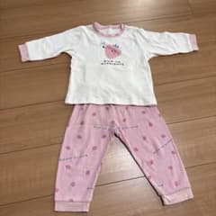 ベビー 長袖パジャマ 90cmワッフル素材のサムネイル