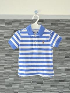Ralph Lauren ポロシャツ ボーダー ブルー 24Mのサムネイル