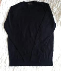 【美品】 コムサメン ハイゲージドレス ニットクループルオーバー セーター