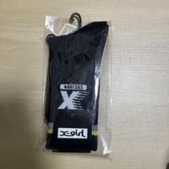 エックスガール X-GIRL 靴下 黒のサムネイル