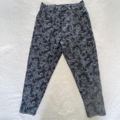 新品タグ付き美品 CAMBIO ペイズリー柄 ジャガード イージーパンツ L