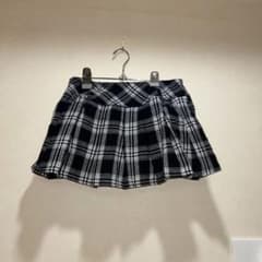 チェック柄 プリーツ ミニスカートのサムネイル