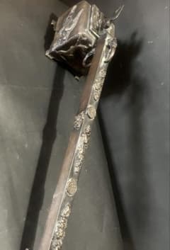 【七福】　大型　香炉 矢立 大明宣徳　開運 風水 骨董 古美術　真鍮　古銅 七福】 大型 香炉 矢立 大明宣徳 開運 風水 骨董 古美術 真鍮 古銅